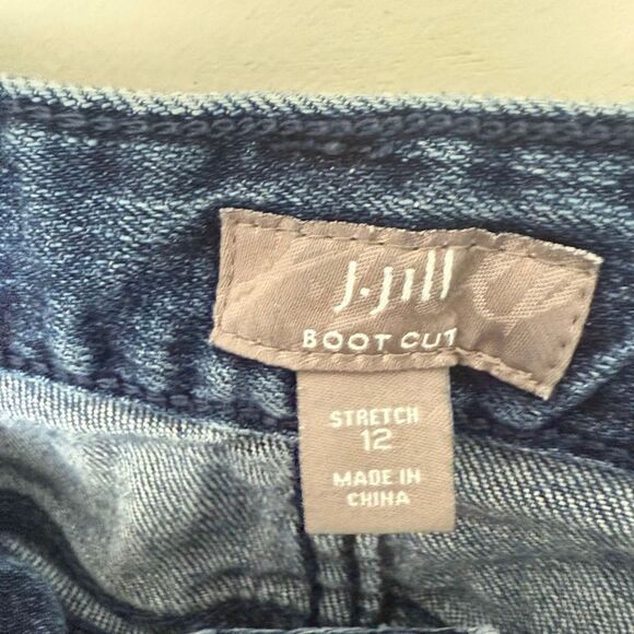 J. Jill Women’s 12 Bootcut Stretch Jeans Denim - Picture 2 of 5